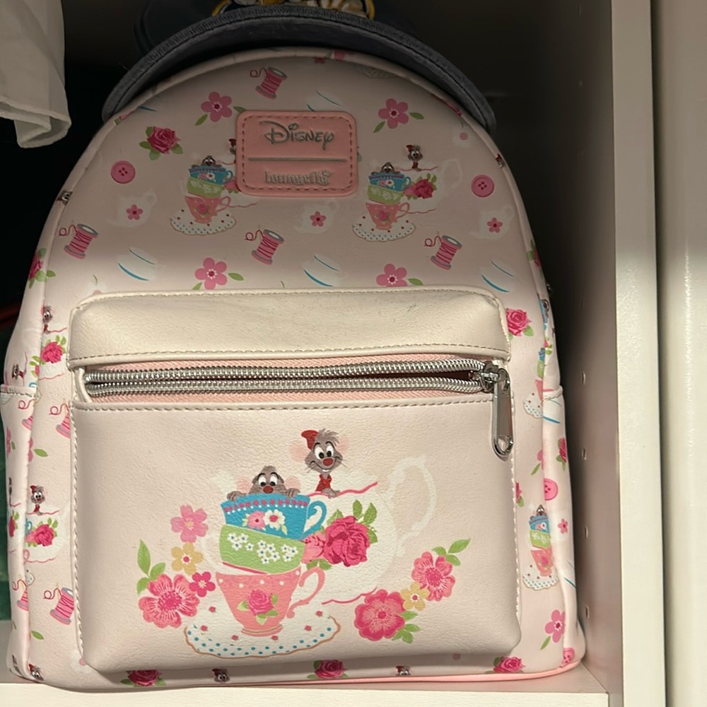 Pink Disney Loungefly Mini- Backpack